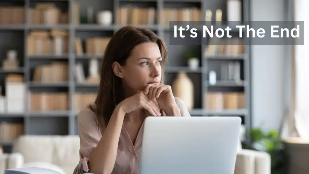 Person thinking about mortgage options after decline NZ