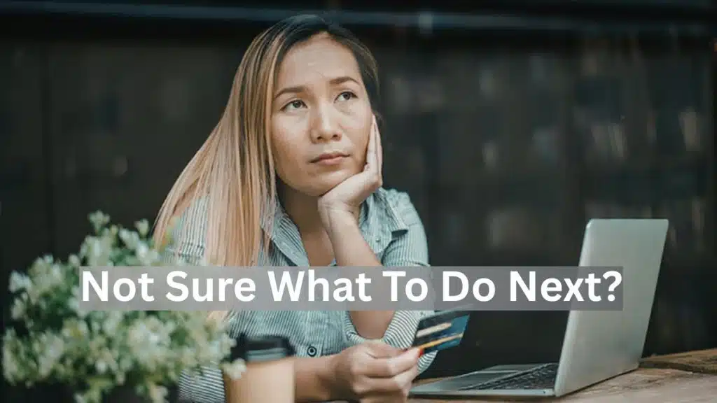 Person unsure what to do after mortgage decline using laptop NZ